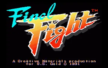 Final Fight_Disk1 screen shot title